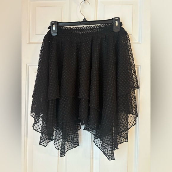 Free People - Intimately See Through Black Skirt - Picture 2 of 6
